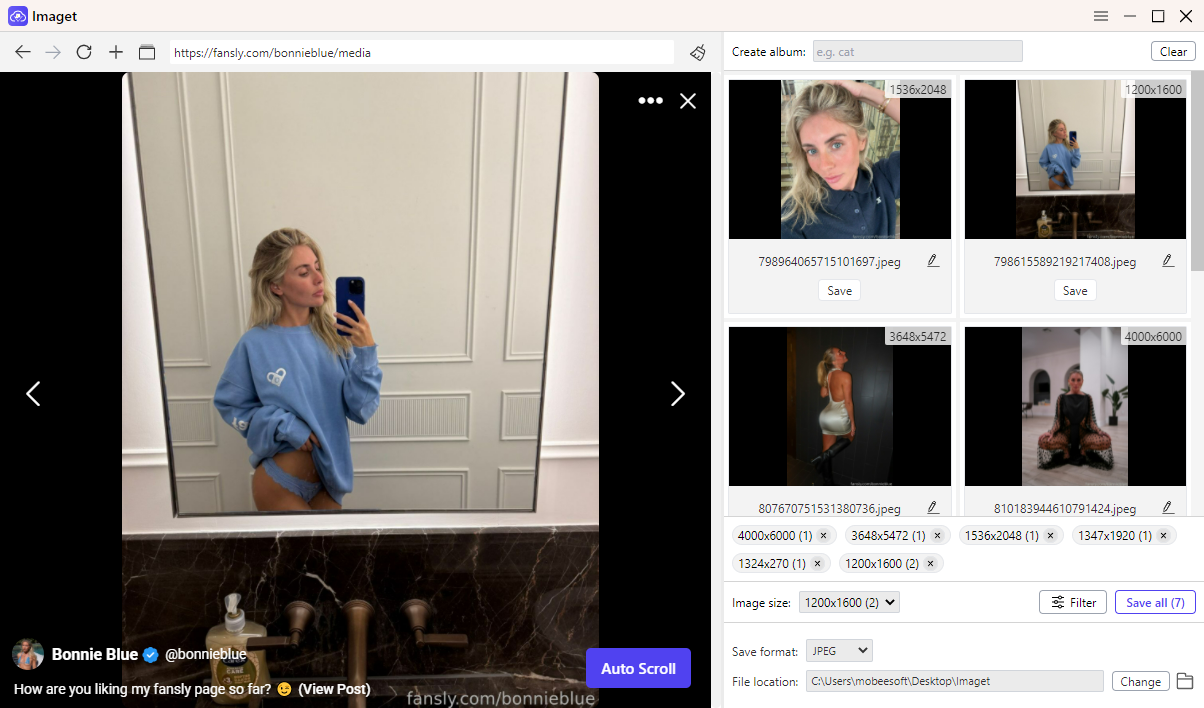 download bonnie blue photos with imaget