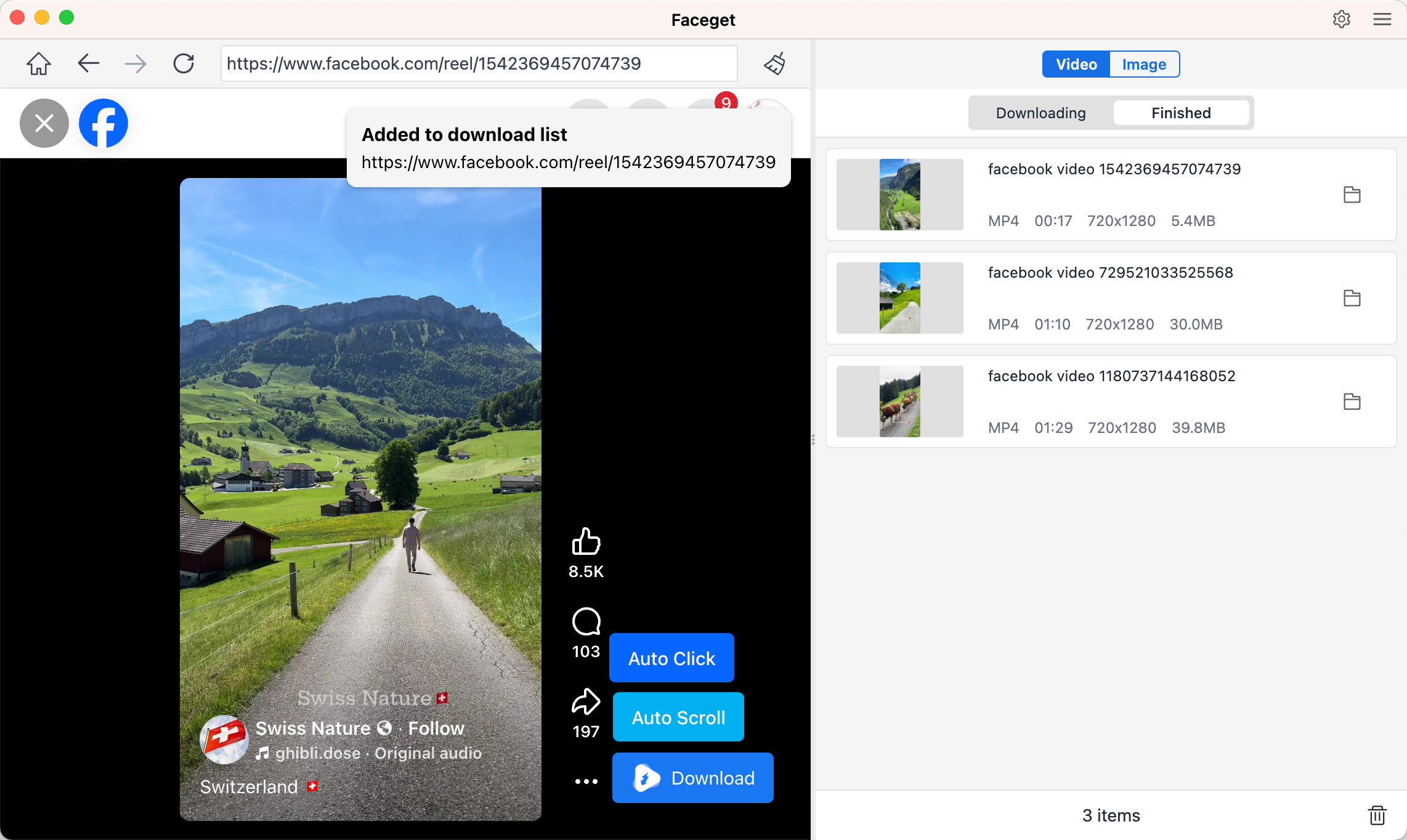 download fb videos mac