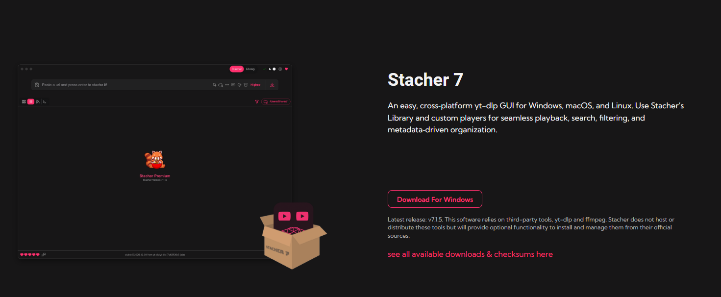download stacher