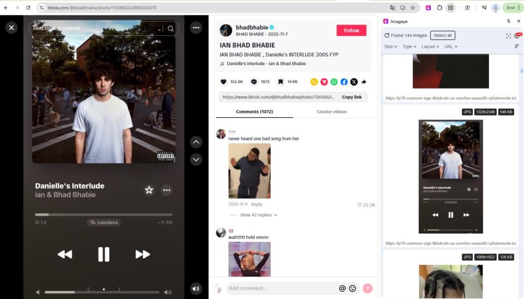 download tiktok slide with extension