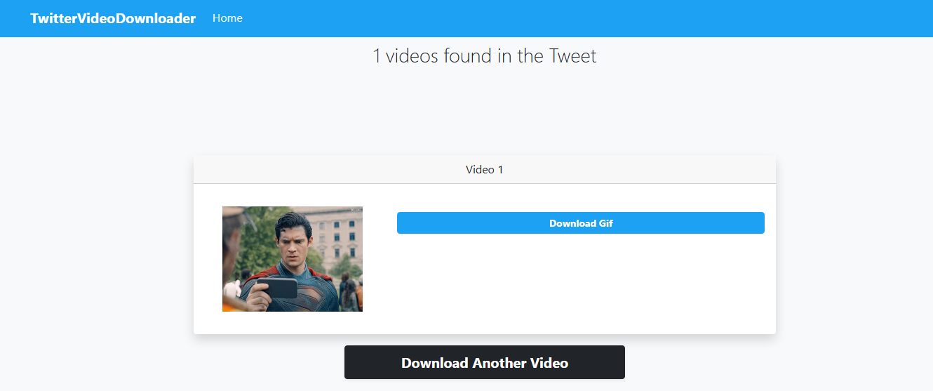 download twitter gif with online downloader