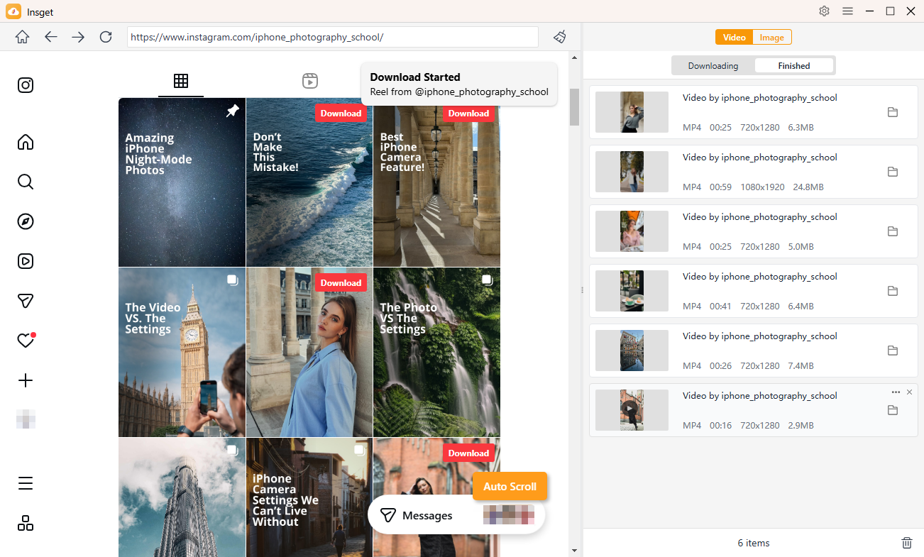 insget download videos