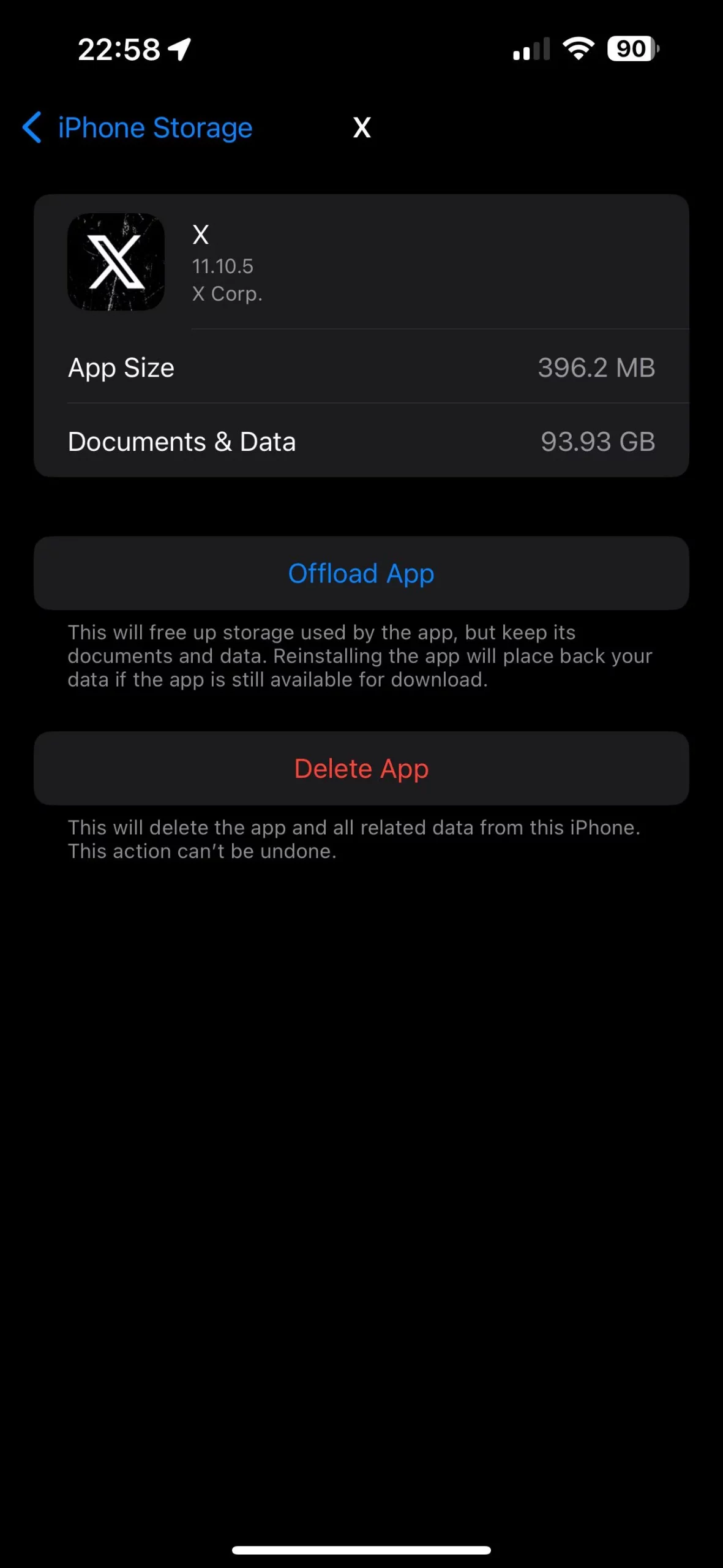 offload x app