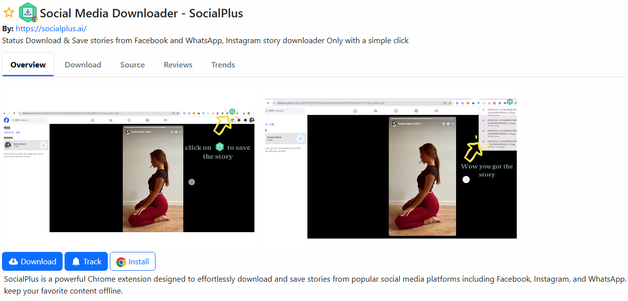 socialplus extension