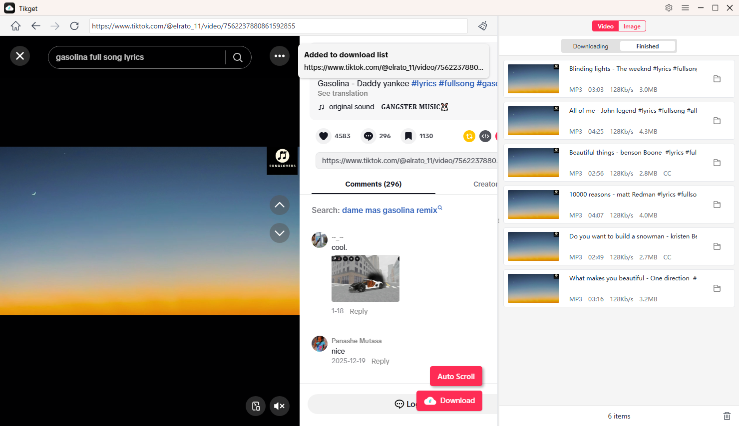 tikget download tiktok audio